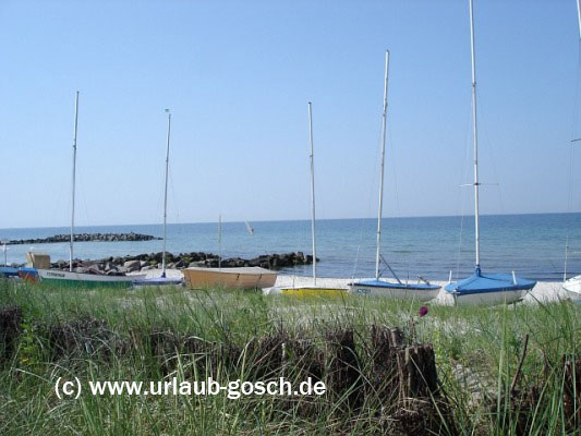 Boote am Strand